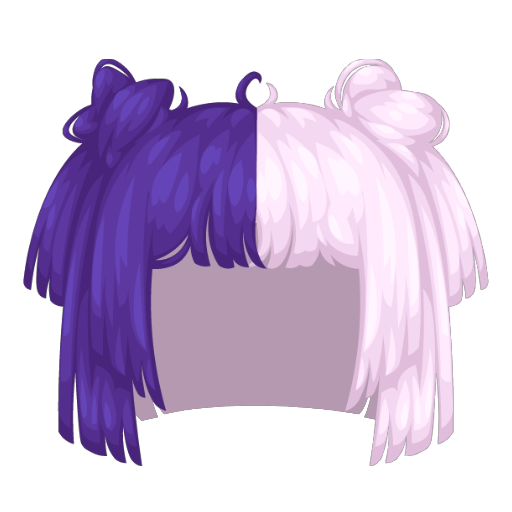 Star Heart Bicolor Wig