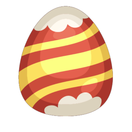Stripped Easter Egg
