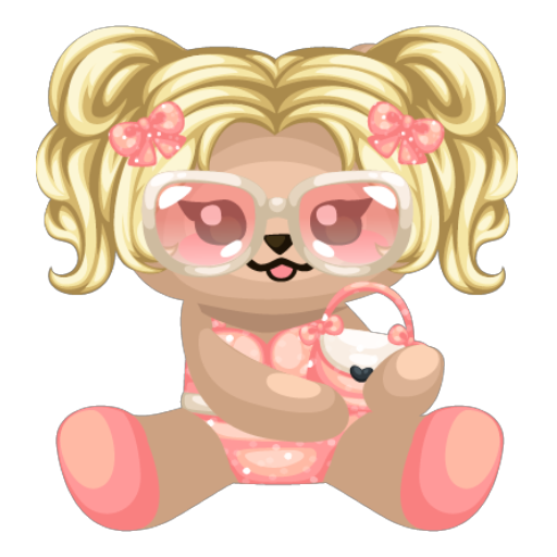 Summer Beach Bear Plushie
