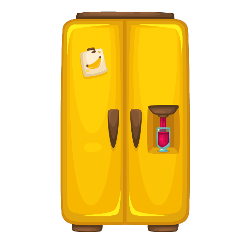 Sweet Banana Kitchen Fridge