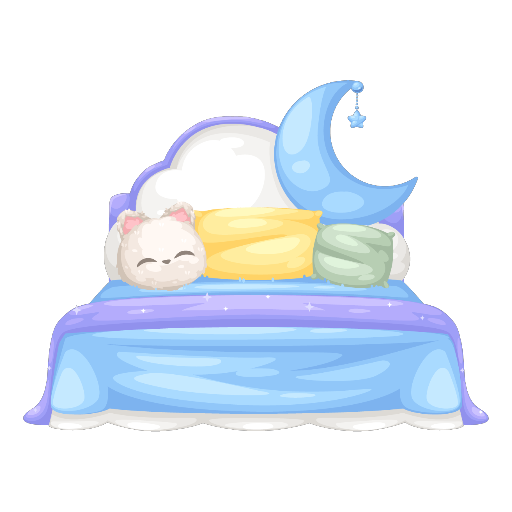 Sweet Blue Bed