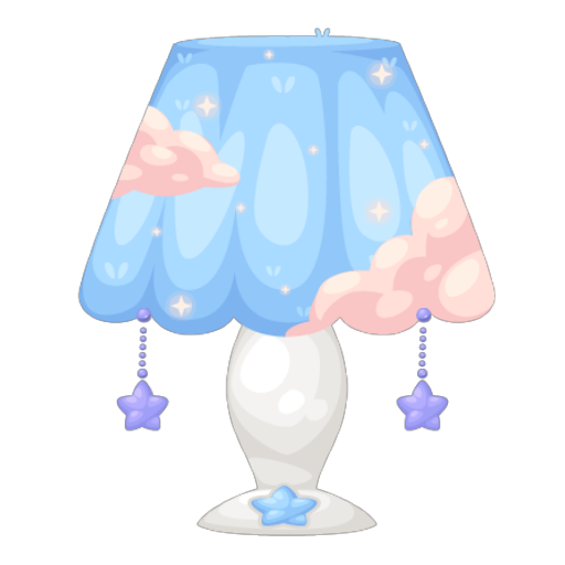 Sweet Blue Clouds Lamp