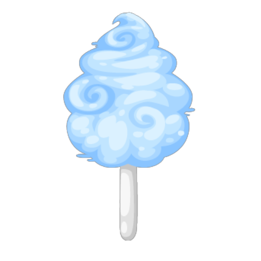 Sweet Blue Cotton Candy
