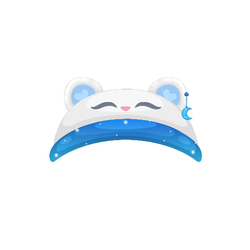 Sweet Blue Girl Bear Hat