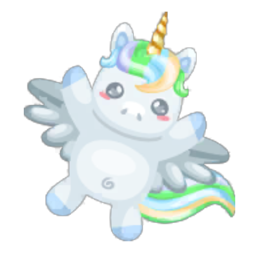 Sweet Candy Rainbow Pegasus