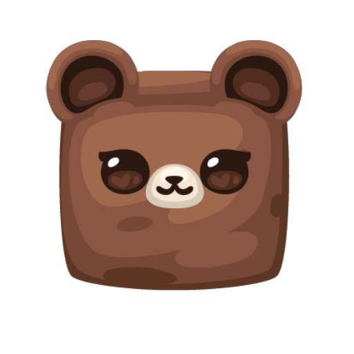 Sweet Chocolate Bear Marshmallow