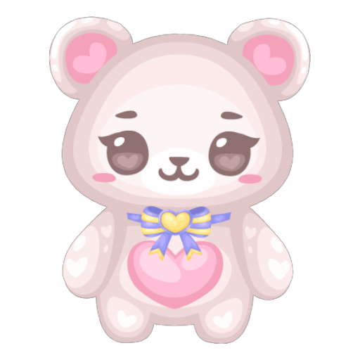 Sweet Girl Pink Bear