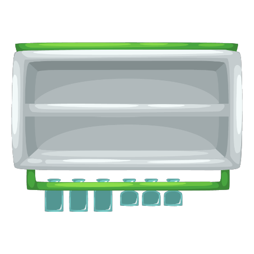 Sweet Green Apple Kitchen Cupboard