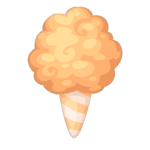 Sweet Orange Cotton Candy