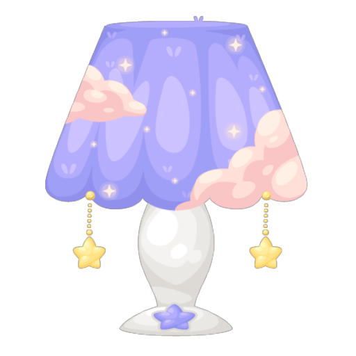 Sweet Purple Clouds Lamp