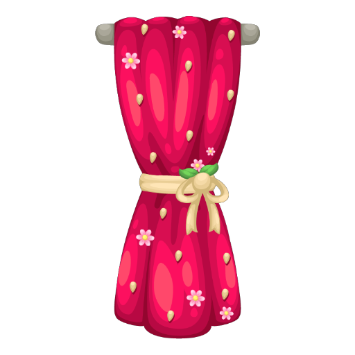 Sweet Strawberry Curtain