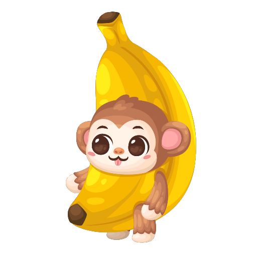 Sweet Tutti Frutti Banana Monkey