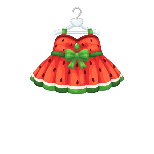 Sweet Watermelon Girly Dress