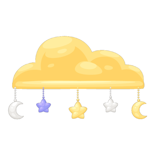 Sweet Yellow Cloud Shelf