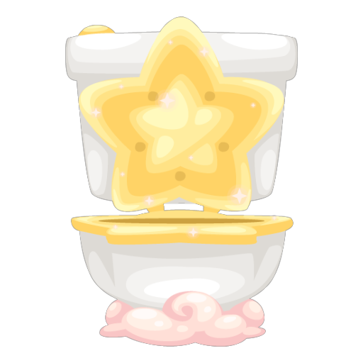 Sweet Yellow Toilet
