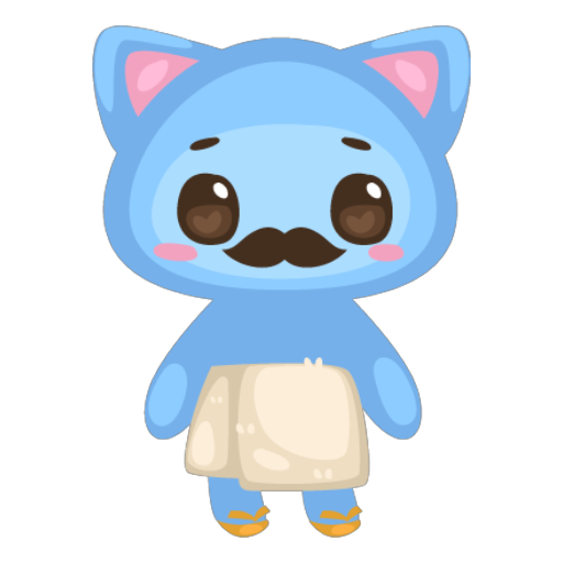 Towell Moustache Boy Doll