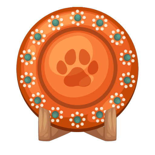 Traditional Flowers Plate