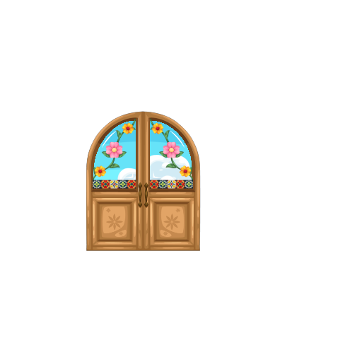 Traditional Mexican Wooden Door