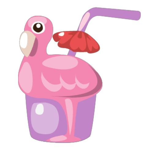 Tropical Flamingo Cocktail