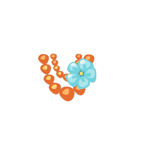 Tropical Flower Necklace