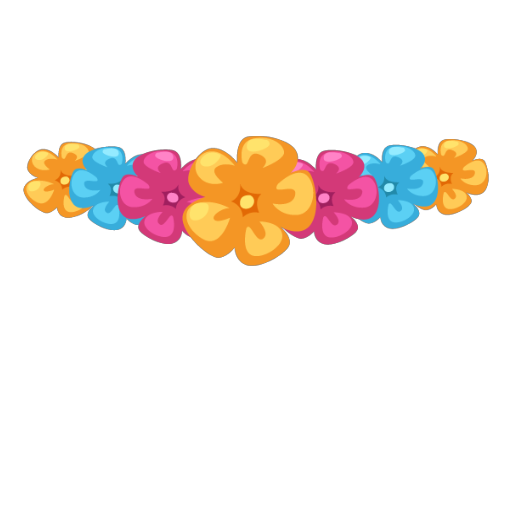Tropical Flower Tiara