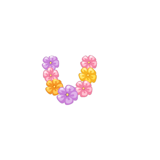Tropical Flowers Wreath