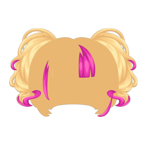 VIP Rocker Pink Girl Wig