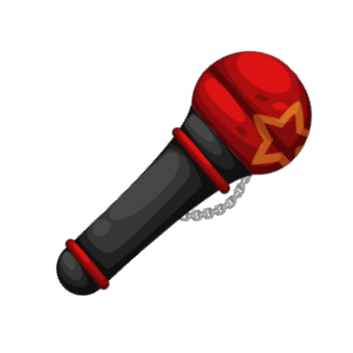 VIP Rocker Red Microphone