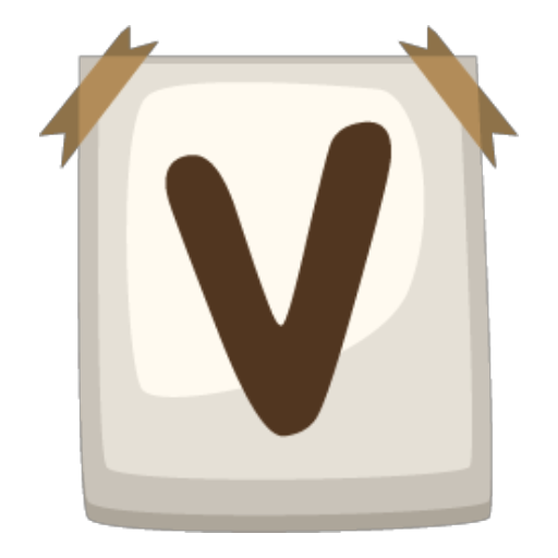 V Sticker