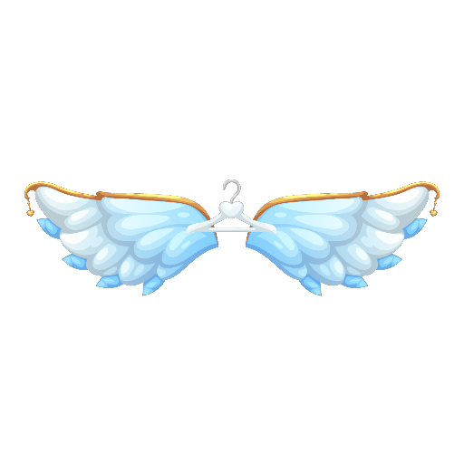 Valentines Cupid Blue Wings