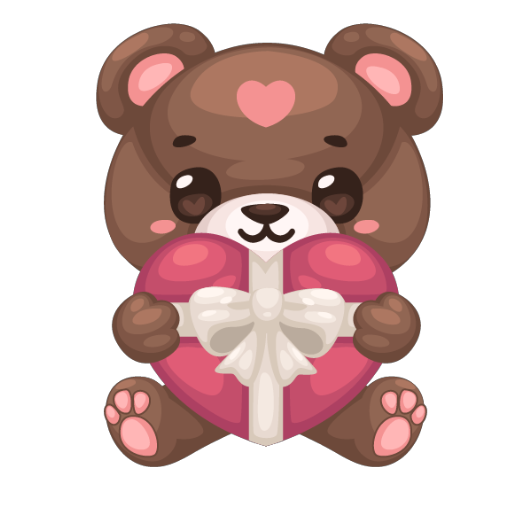 Valentines Cute Bear
