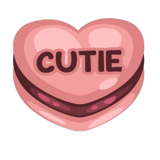 Valentines Cutie Sweet Cookie
