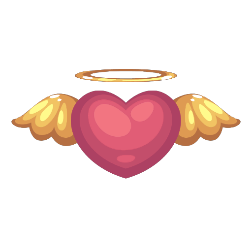 Valentines Flying Heart