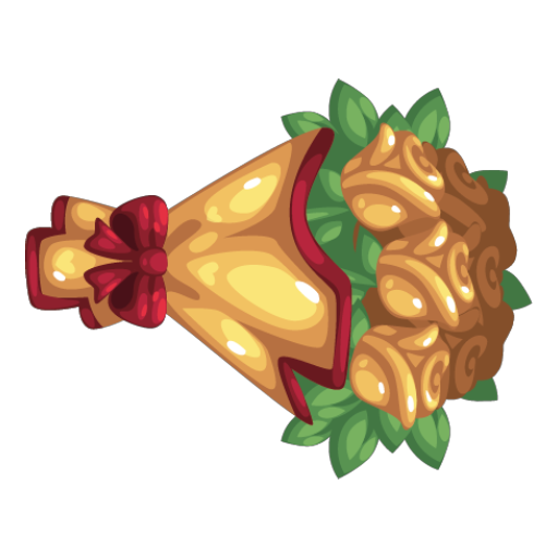 Valentines Golden Roses Bouquet