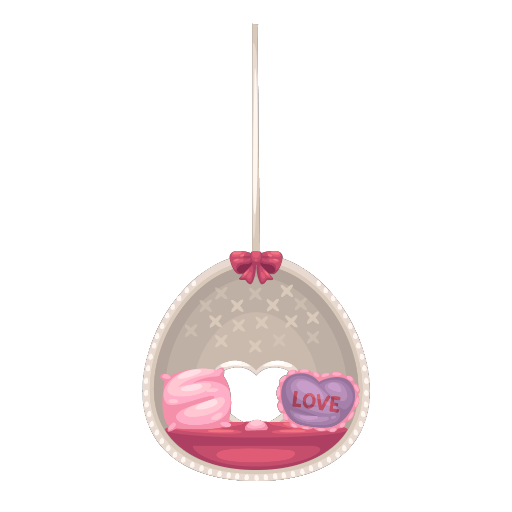 Valentines Hanging Lovely Seat