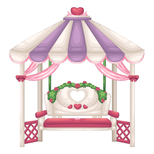 Valentines Hanging Swing
