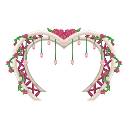 Valentines Heart Arch