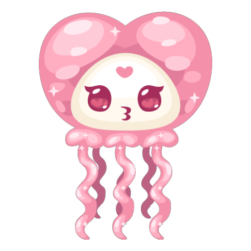 Valentines Heart Jellyfish