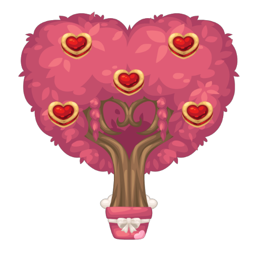 Valentines Heart Tree Bonsai