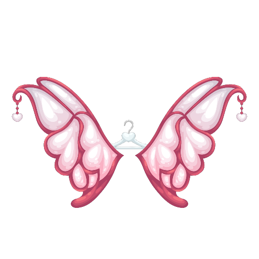 Valentines Pink Love Wings