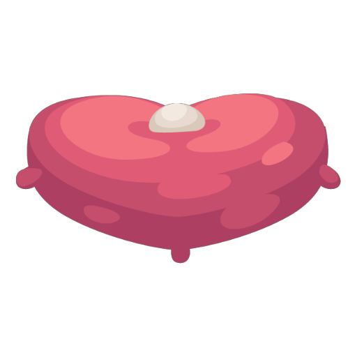 Valentines Pink Pillow Seat