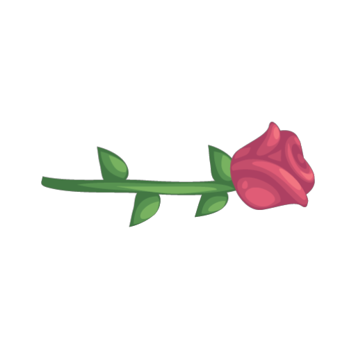 Valentines Pink Rose Decoration
