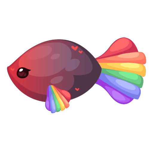 Valentines Pride Fish