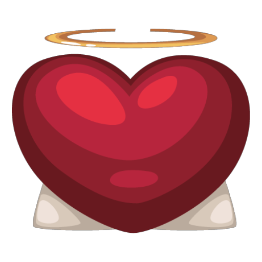 Valentines Red Heart Flower Pot