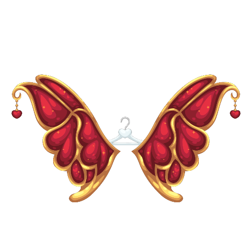 Valentines Red Love Wings