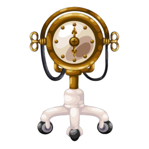 Vintage Gold Clock