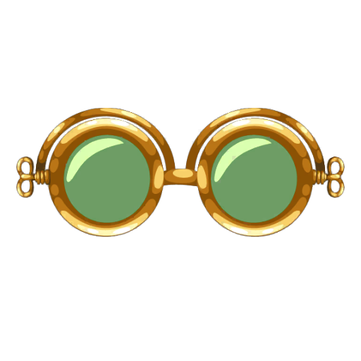 Vintage Leather Boy Glasses