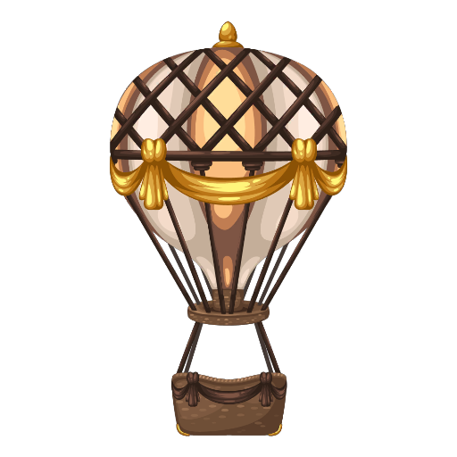 Vintage Steampunk Hot Air Balloon