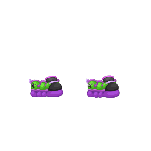Visual Purple Boy Sneakers