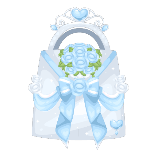 Wedding Blue Bride Outfit Bundle